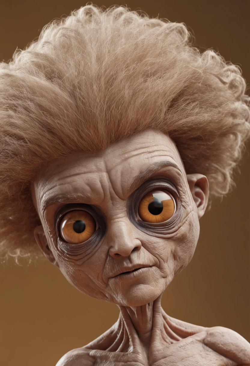 Create a brain-like mascot, personagem infantil , 8k, Modelo 3D, The body as the shape of a brain, com boca, 2 olhos e nariz, He has legs and arms, The character is cute and charismatic, o personagem tem cores vivas e coloridas.