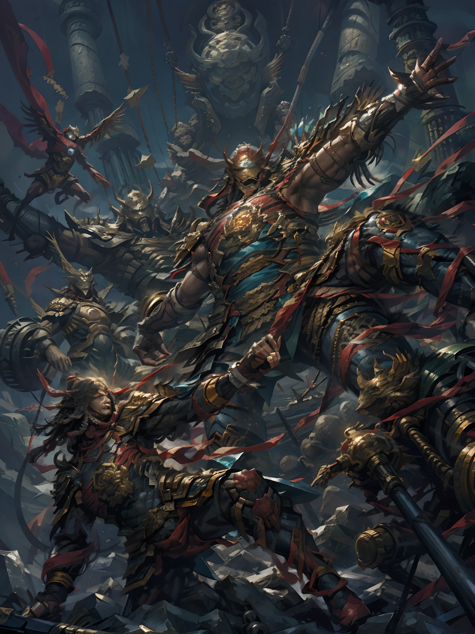 Iron Man fights with Guan Yu