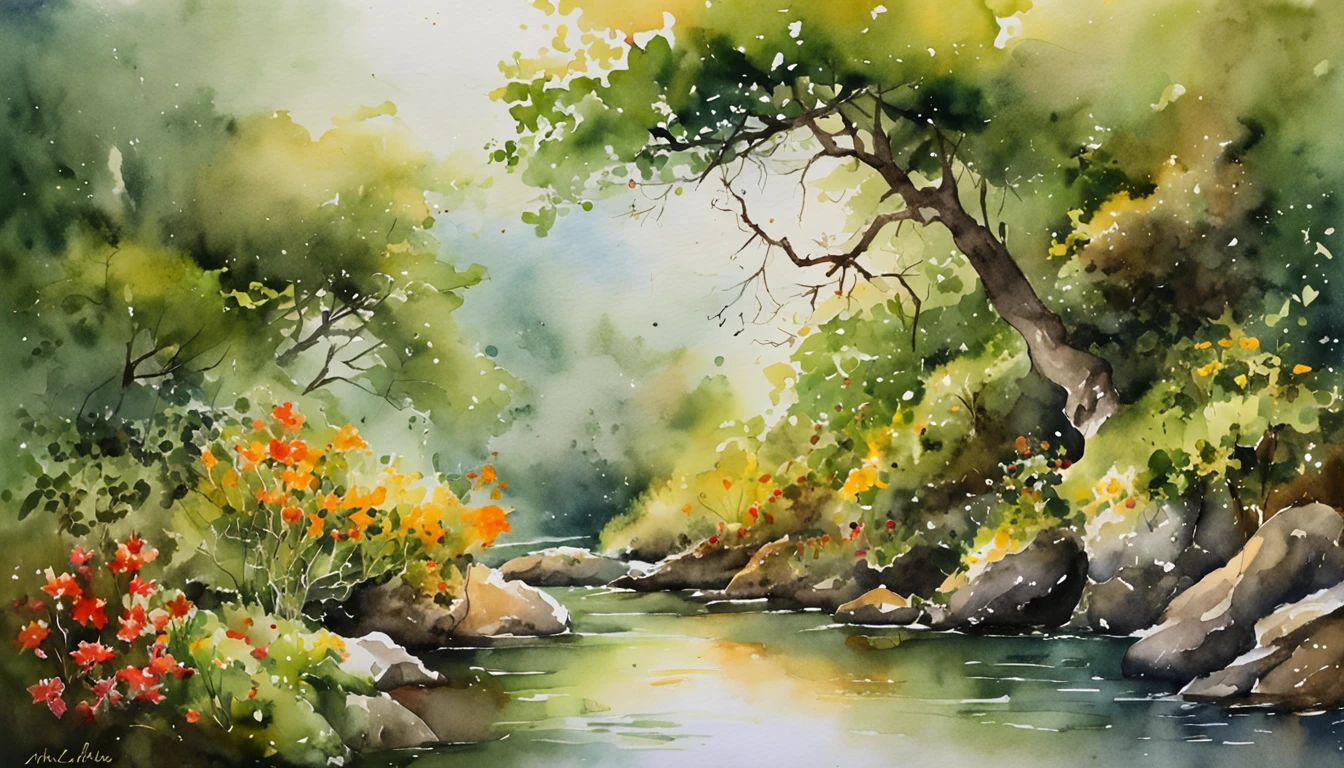 filosofo chines meditando em uma floresta tranquila