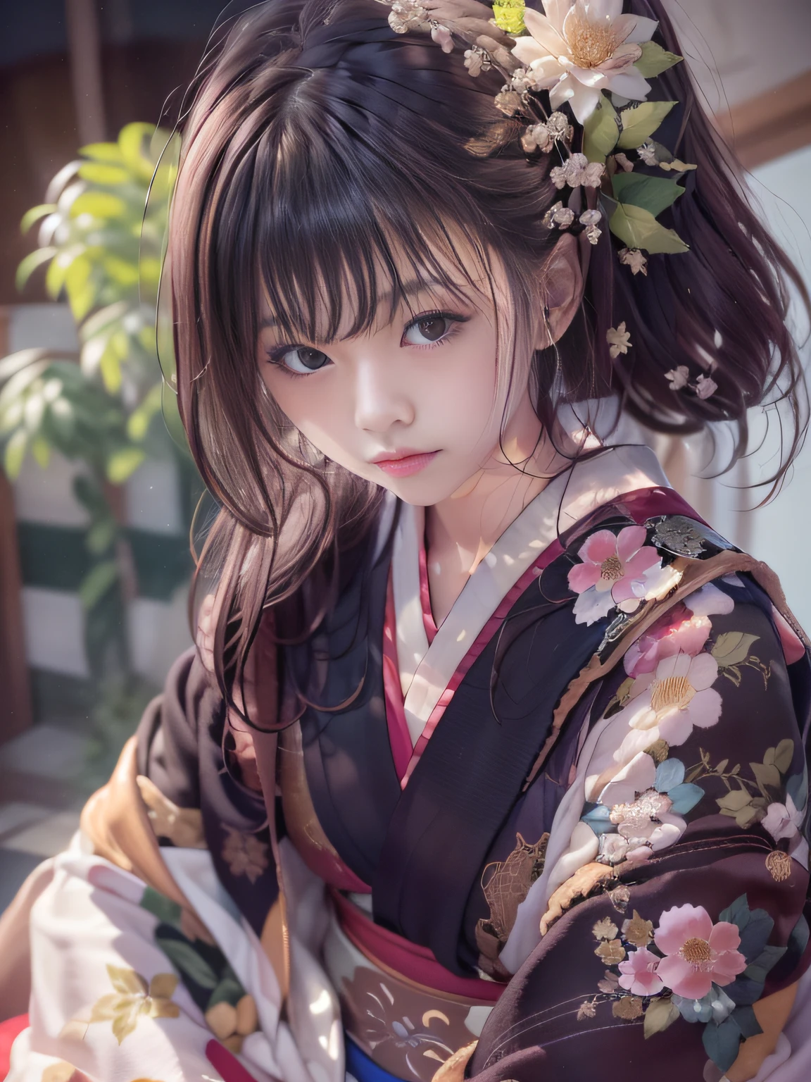 Super beautiful photo，Alafi wearing a kimono sitting on tatami mats in a Japanese-style room,Snapshots, a woman vampire，Holding a kissel in your right hand,traditional japanese, in a kimono, Black kimono, japanese kimono, Black kimono with colorful chrysanthemum pattern, Wearing kimono, A Japanese style, A Japanese Lady, Wearing a kimono, classy yukata clothing, bath robe,Street,Under the streetlight,Streetlight，Princess Hair， Black Long Hair, in a kimono, Komono, Japanese Models, wearing royal kimono,slim figure,extremely detailed eye and face、beatiful detailed eyes,Beautiful skins,The brilliance of details、The brilliance of details，smooth hair，detailed hairs，Very fine hairs ,Thin leg,skinny thigh,extremely beautiful legs，goddess of Japan,,The brilliance of details、smooth hair，detailed hairs，Very fine hairs，The brilliance of details，Small breasts glasses,Thin leg,独奏,Wearing underwear,Smaller face,realistic facial expression,(Face to feel:1.6),Enchanted,Nasty look,Functional,milky skin,Soft lips,Raw photo,Expression in love,Shyness,Longing for love,Sex appeal in girls,The smell of sex appeal,Color makeup，Lowered eyebrows、Whitening effect，A look tinged with joy，Ephemeral woman，