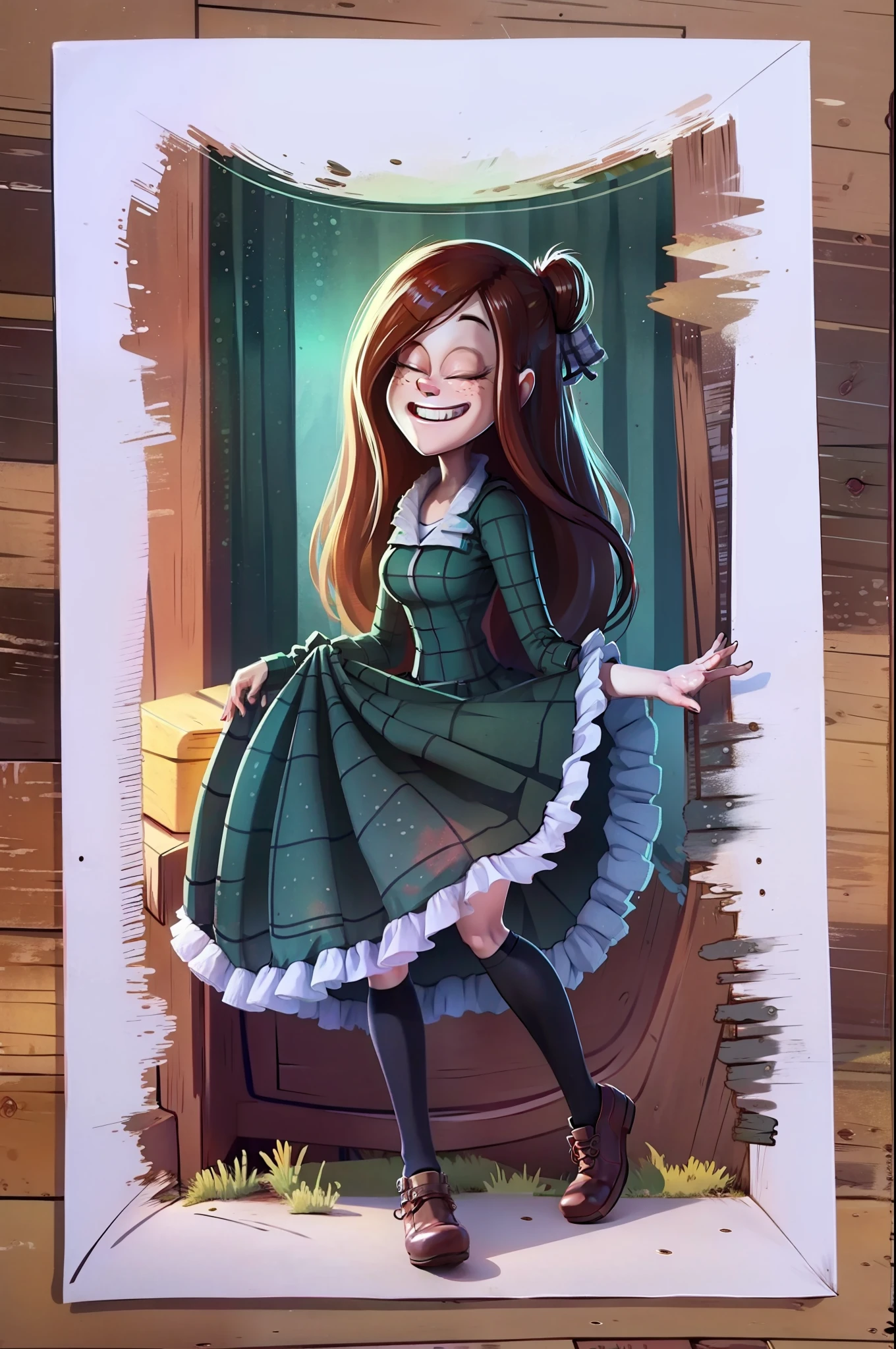 wendygf,smile, full body