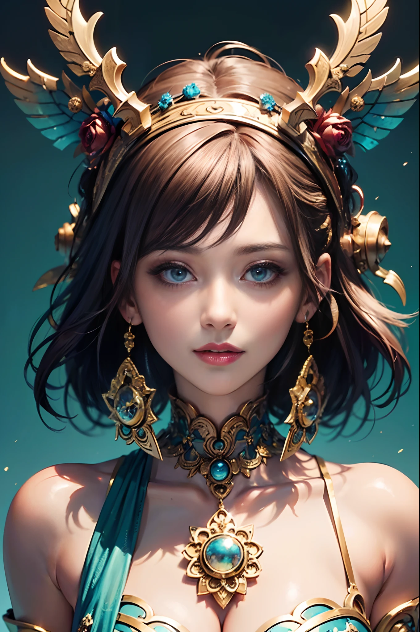 (masterpiece, top quality, best quality, official art, beautiful and aesthetic:1.2), (1 fantasy girl), extremly detailed,(fractal art:1.3),colorful,highest detail.