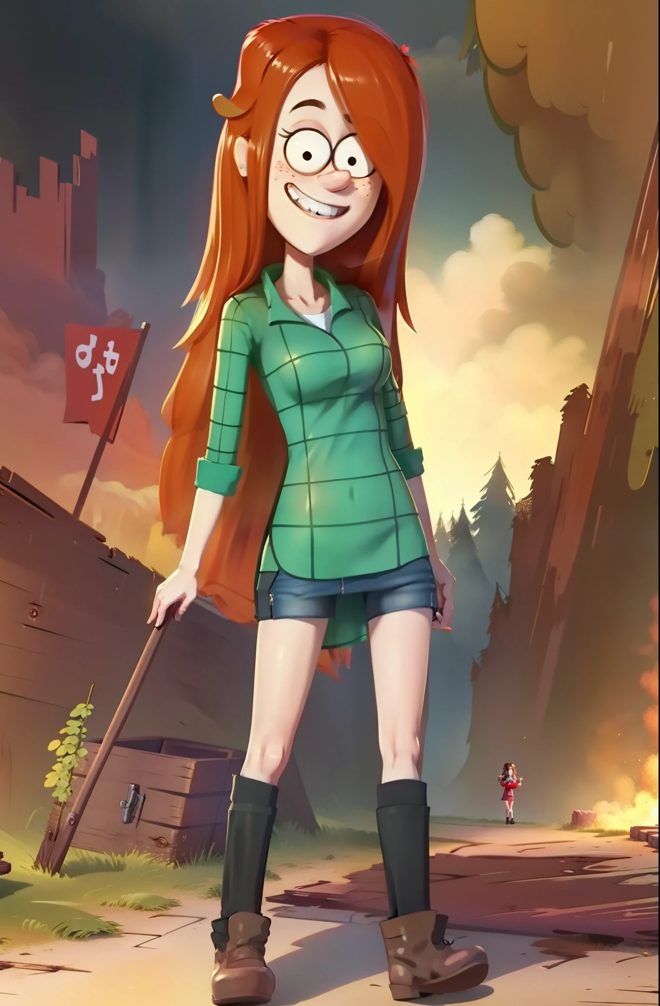 wendygf,smile, full body