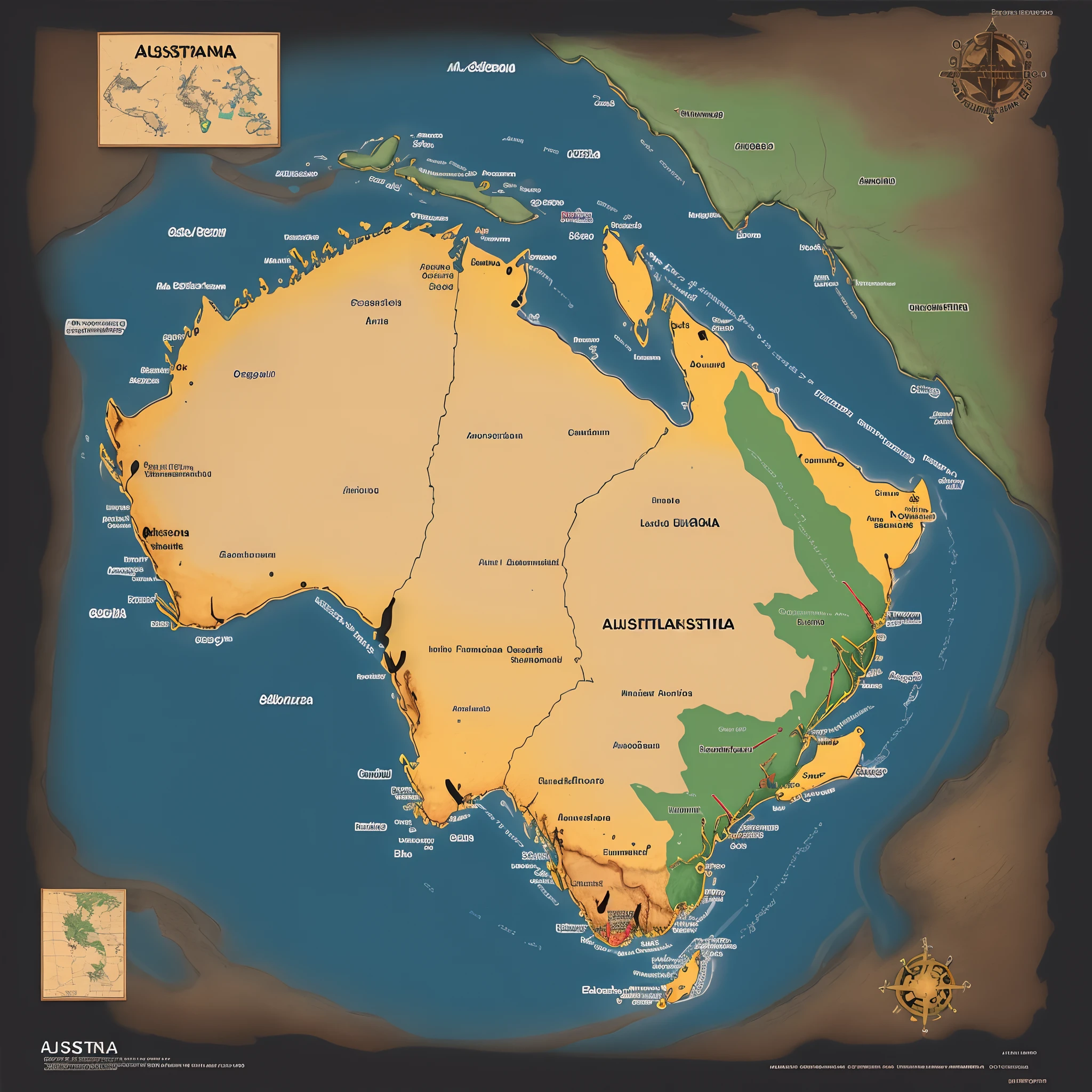 Map of Australia