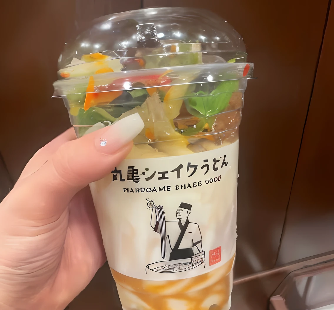 People with food with lids in restaurants, ❤🔥🍄🌪, けもの, colored milk tea, anime food, by Nishida Shun'ei, 🔞🤡, holding a boba milky oolong tea, drinking boba tea, madotsuki, 8K)), with a straw, kaigetsudo ando、pale color、morning sunlight、Light、