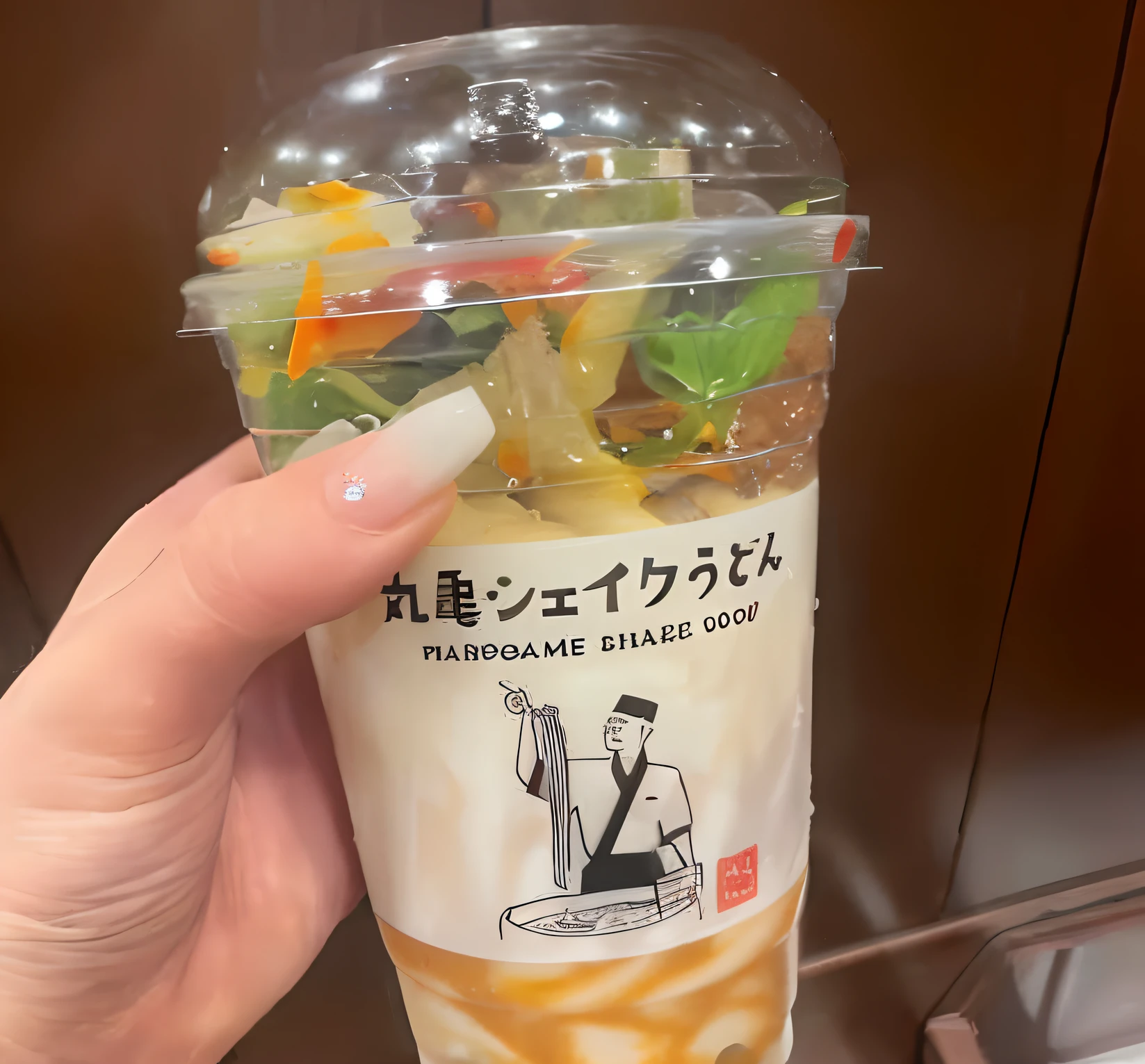 People with food with lids in restaurants, ❤🔥🍄🌪, けもの, colored milk tea, anime food, by Nishida Shun'ei, 🔞🤡, holding a boba milky oolong tea, drinking boba tea, madotsuki, 8K)), with a straw, kaigetsudo ando、pale color、morning sunlight、Light、
