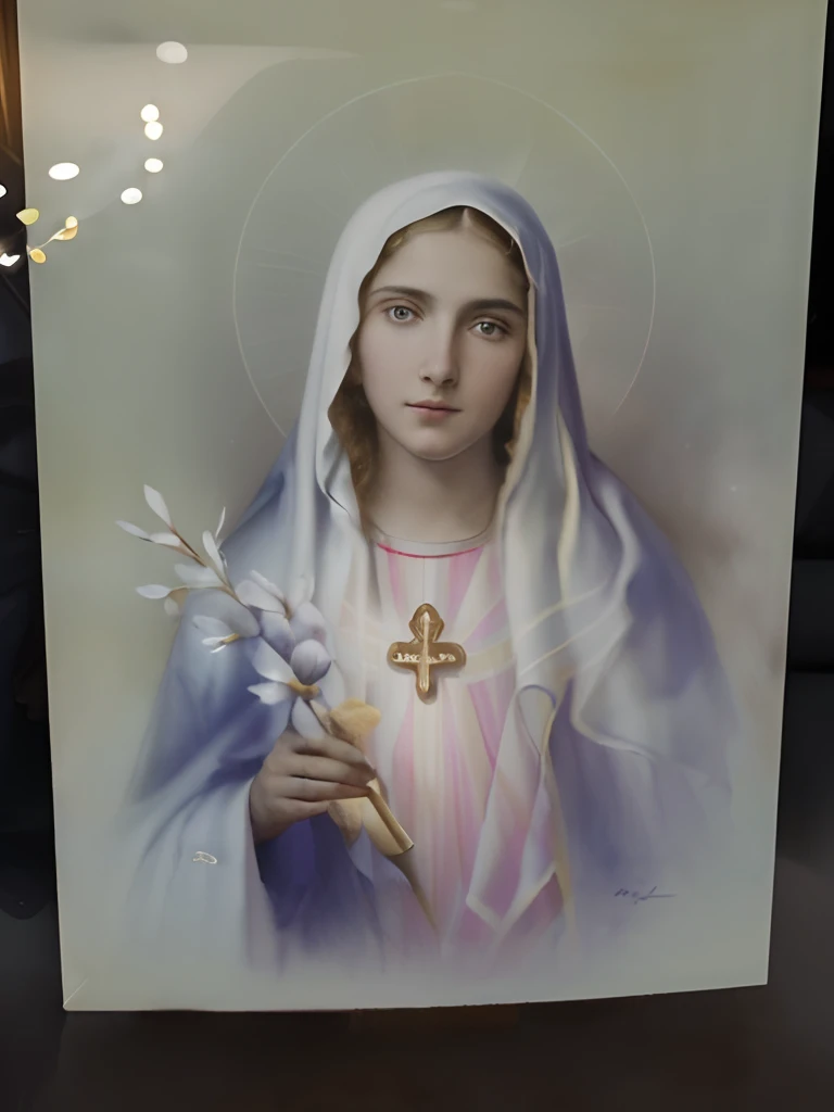 (((Saint Virgin Mary. 19 years old))) ((( Con una cara seria y piadosa. Con una mirada dulce y tierna))) (obra maestra, calidad superior, mejor calidad, arte oficial, beautiful and aesthetic: 1.2), (1girl), extremadamente detallado, (Arte fractal: 1.3), colorido, highest detailed, Cara perfecta, parte superior del cuerpo, HDR, (orando: 1.3), (golden lines of white coat: 1.2), galaxia, (rayas de luz), eye-catching visuals, (dynamic stripes, senderos luminosos: 1.2), colores vibrantes,