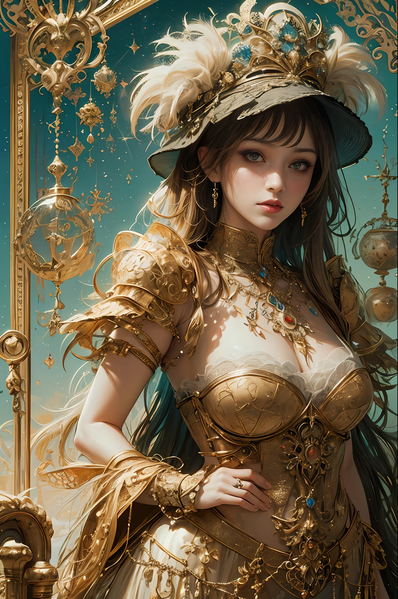 (masterpiece, top quality, best quality, official art, beautiful and aesthetic:1.2), (1girl), extremely detailed,(fractal art:1.3),colorful,highest detail.
