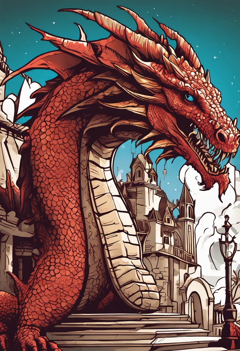 logotipo, Fantasy with Dragon, Pianista no centro, ((Dario Andino))
