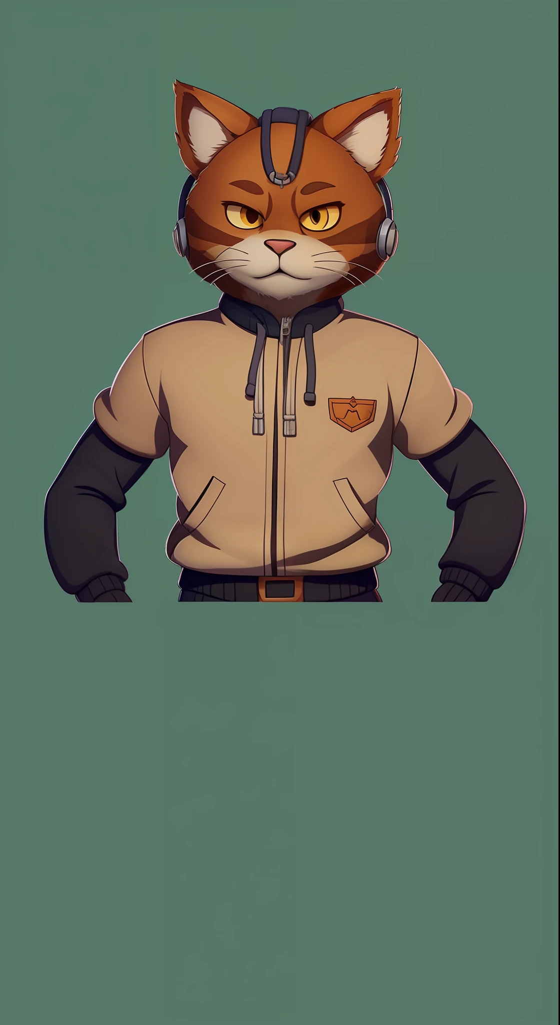 A closeup of a cat wearing a jacket and a hat, generic furry style, Tabaxi :: Velhaco, Retrato de personagem peludo, personagem peludo, Fursona usando roupas estilosas, em estilo de zootopia, Ashfur de gatos guerreiros, Nick Wilde, zootopia, anthropomorphic lynx, peludo estilizado da disney, estilo de filme zootopia