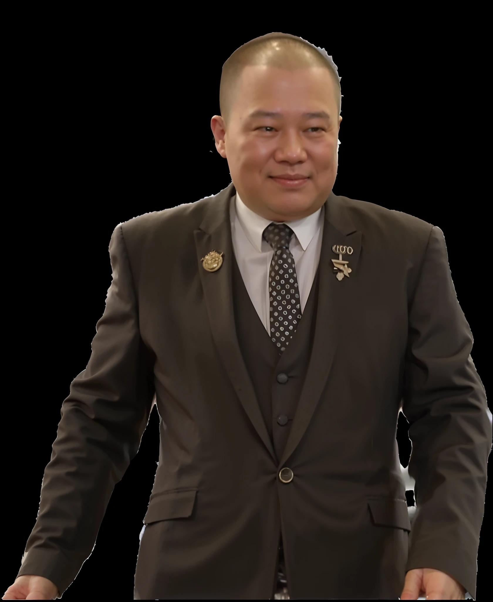 Close-up of a man in a suit and tie standing, thawan duchanee, bao pham, ramil sunga, ernie chan, nivanh chanthara, president, michael okuda, phong yintion j - jiang geping, hiroya oku, ken ishikawa, dzung phu dinh, fujita goro