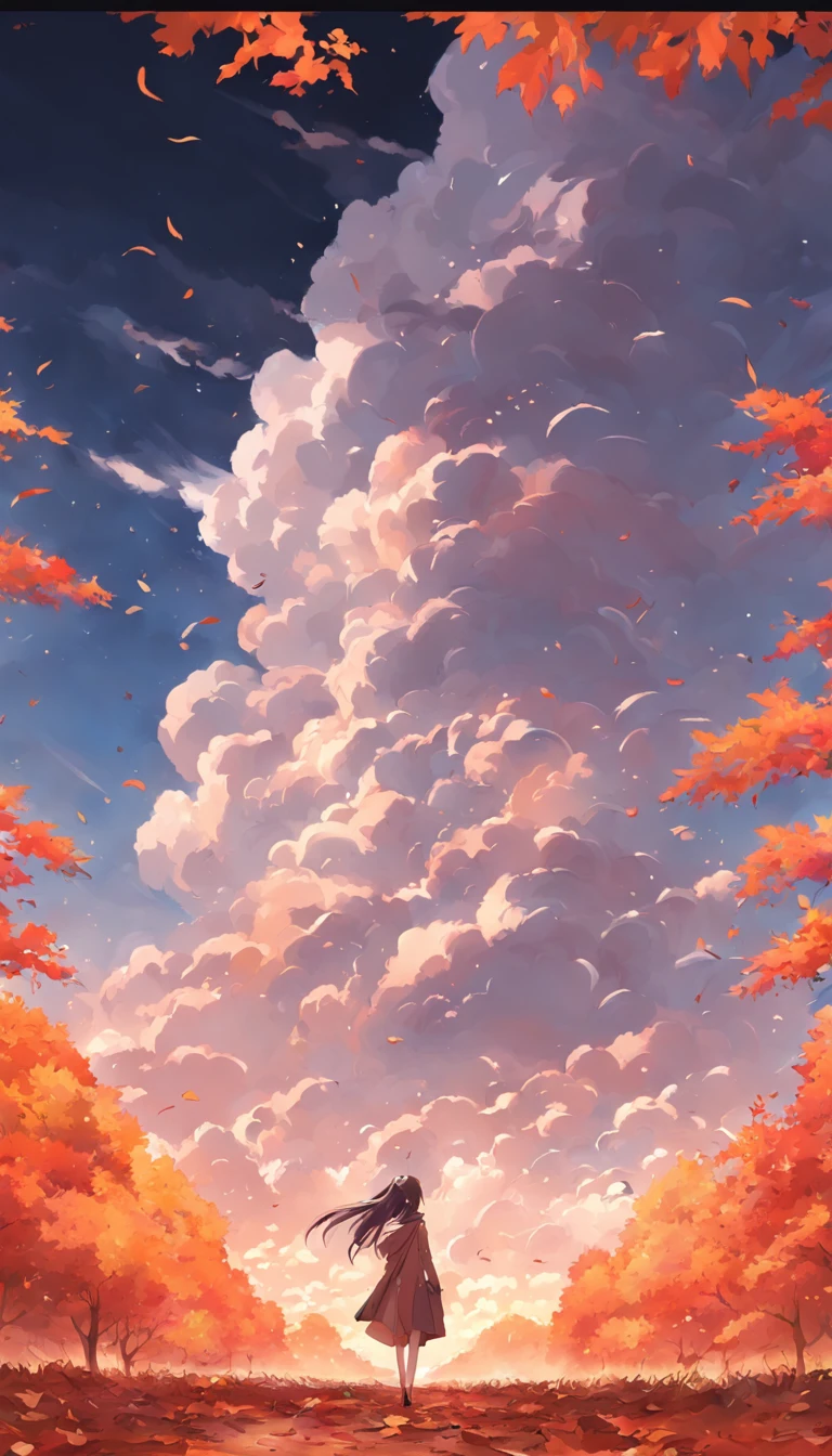 Autumn cloudscape