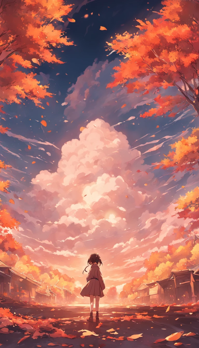 Autumn cloudscape