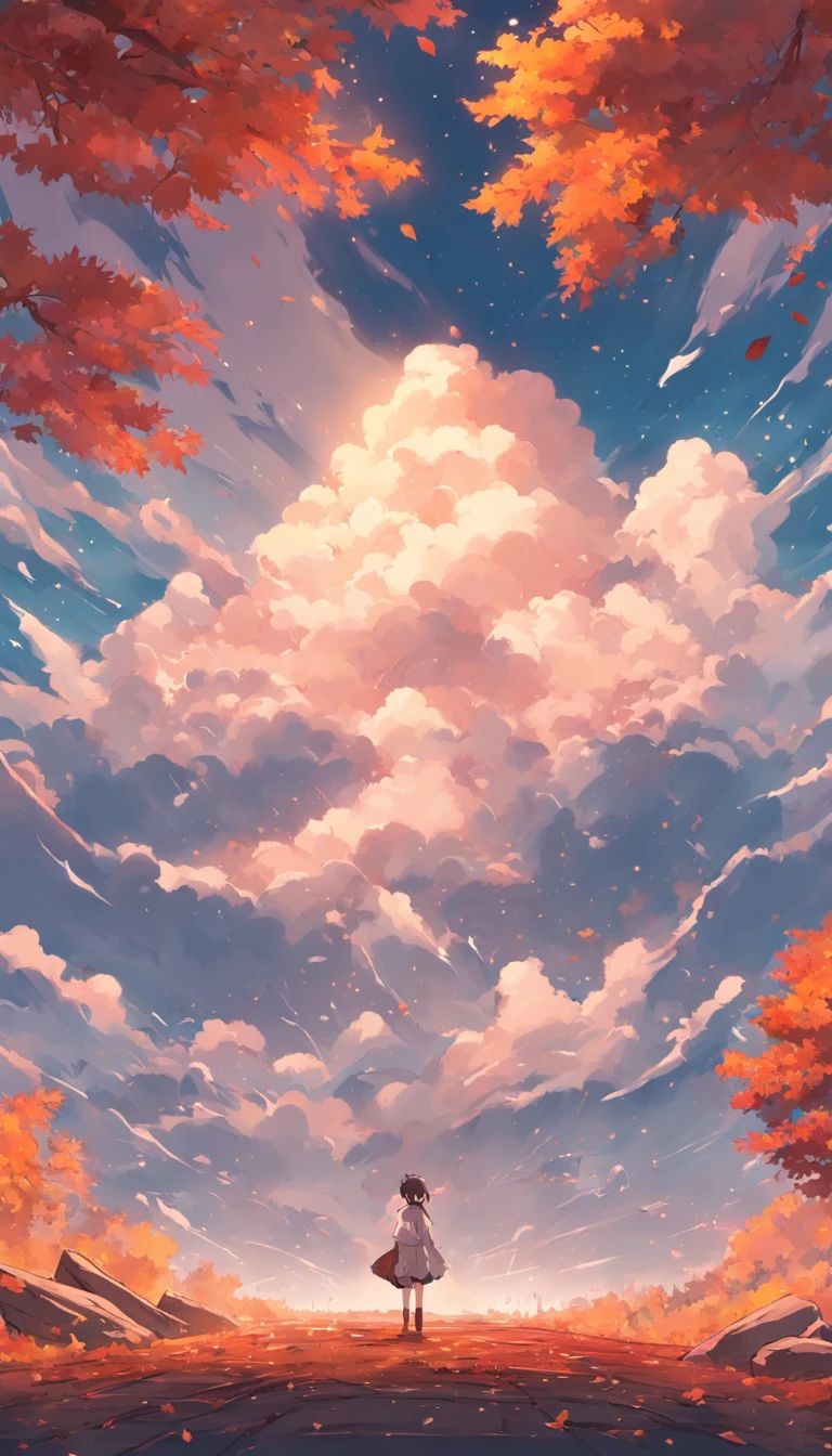 Autumn cloudscape