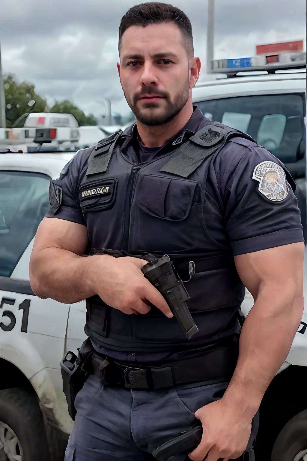 macho, Realistic,  police,