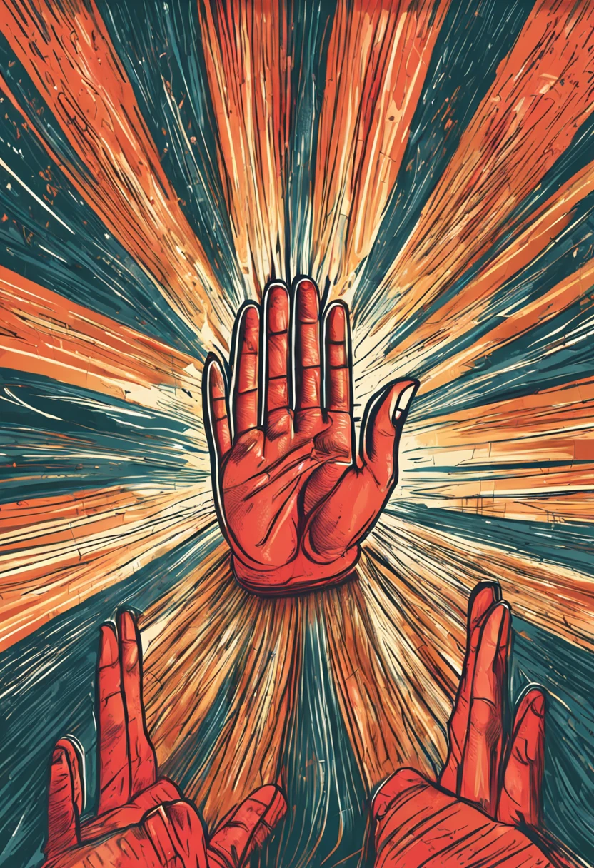 "Hands praying."