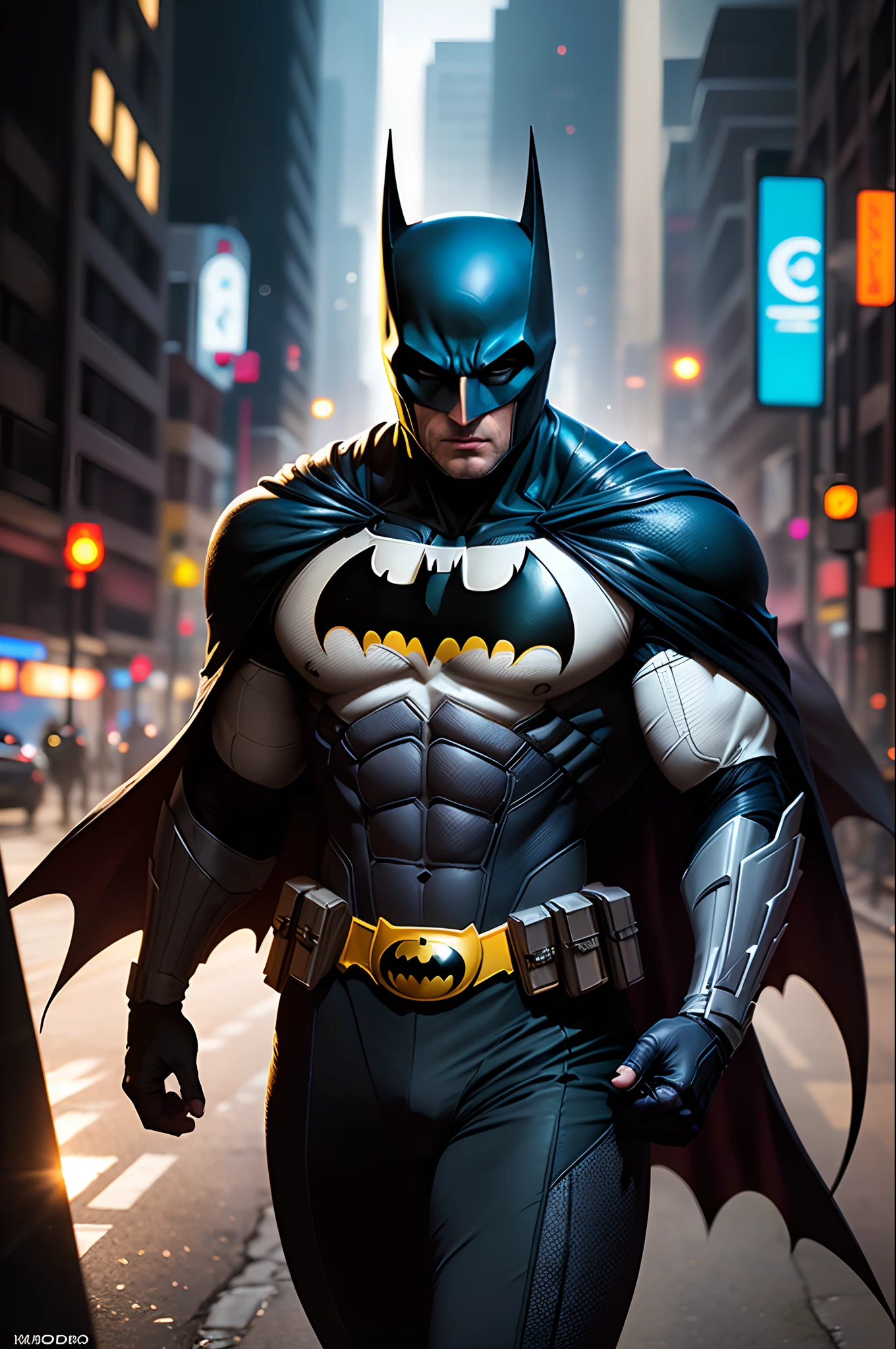 Batman modo cyber punk