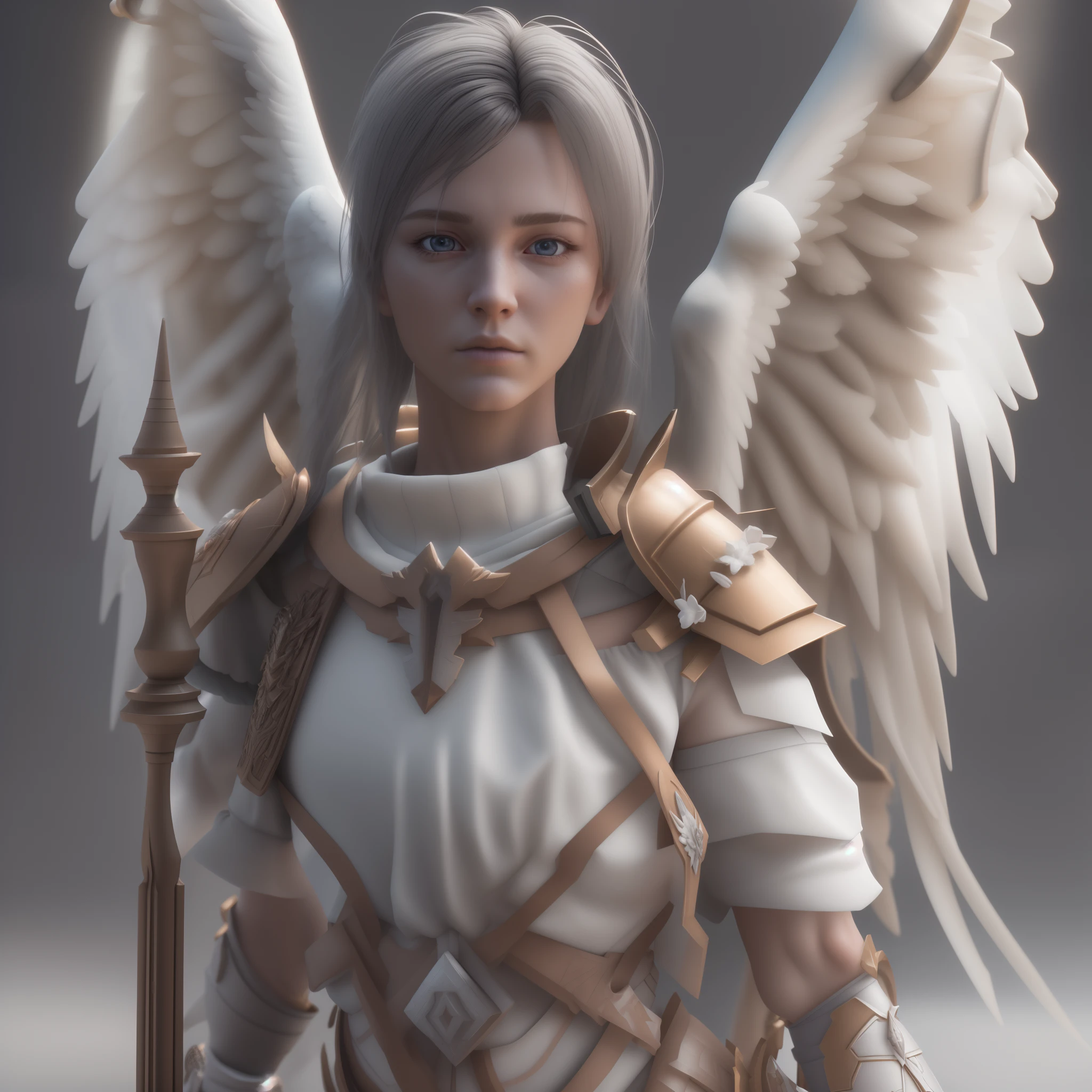 angelic warrior::4 hyper-realistic ::5 detailed character expressions :: 3 Ultra-detailed Quality 3D Octane Render :: volumetric lighting :: --ar 9:16 --quality 2  --s 750 --niji 5