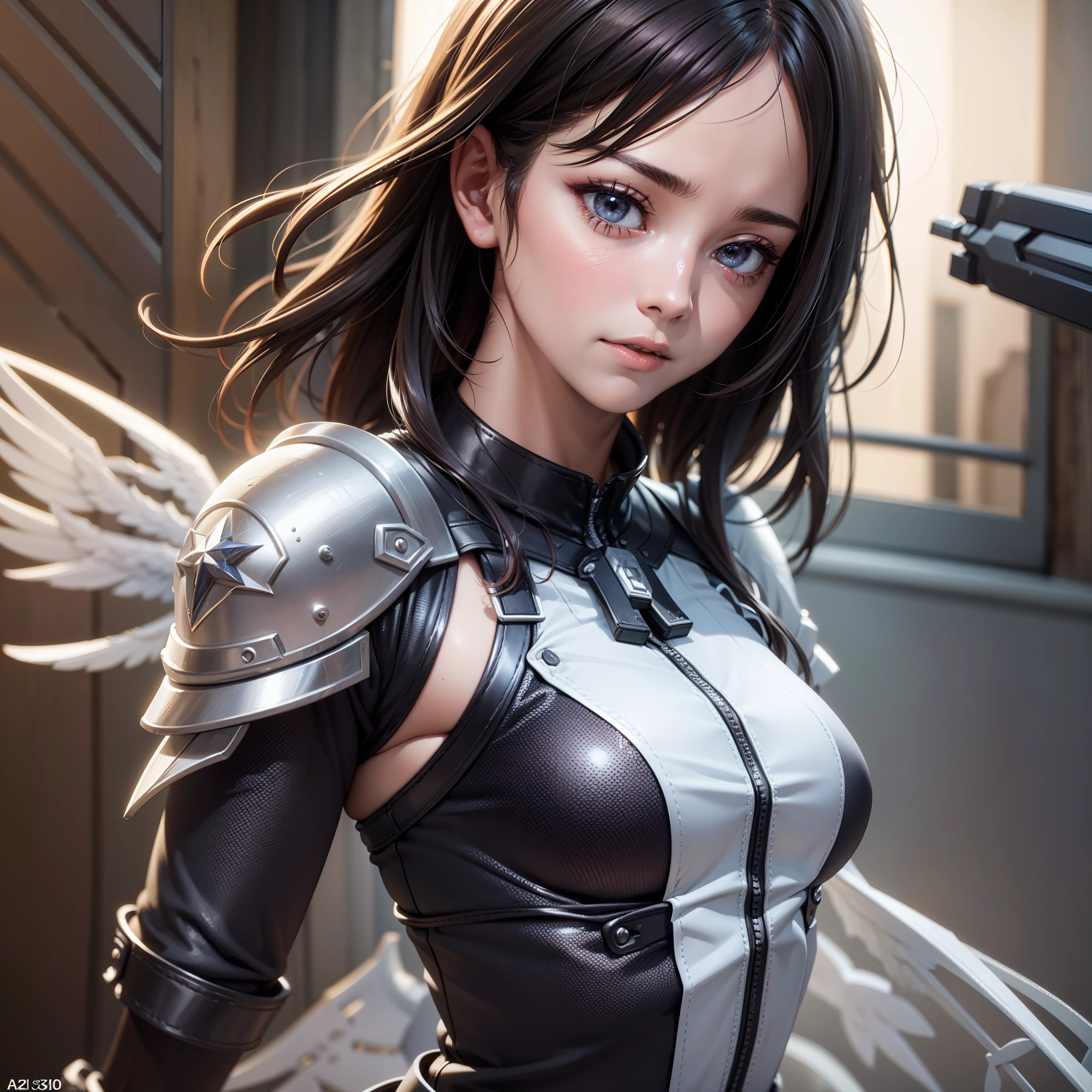 angelic warrior::4 hyper-realistic ::5 detailed character expressions :: 3 Ultra-detailed Quality 3D Octane Render :: volumetric lighting :: --ar 9:16 --quality 2  --s 750 --niji 5