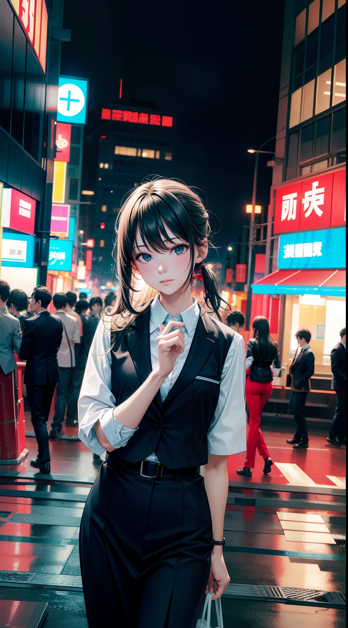 workplace,城市,neonlight,Hit the workers,Suits