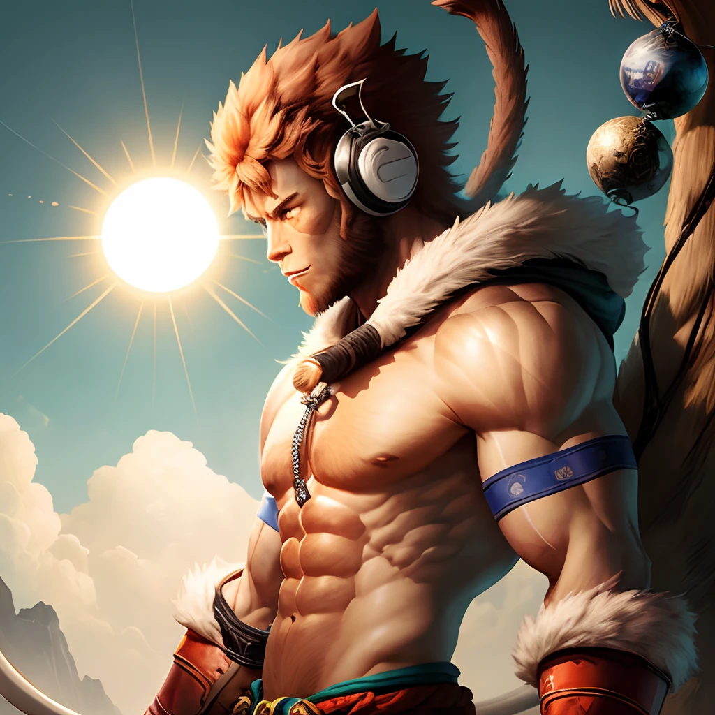 Sun Wukong beats the general