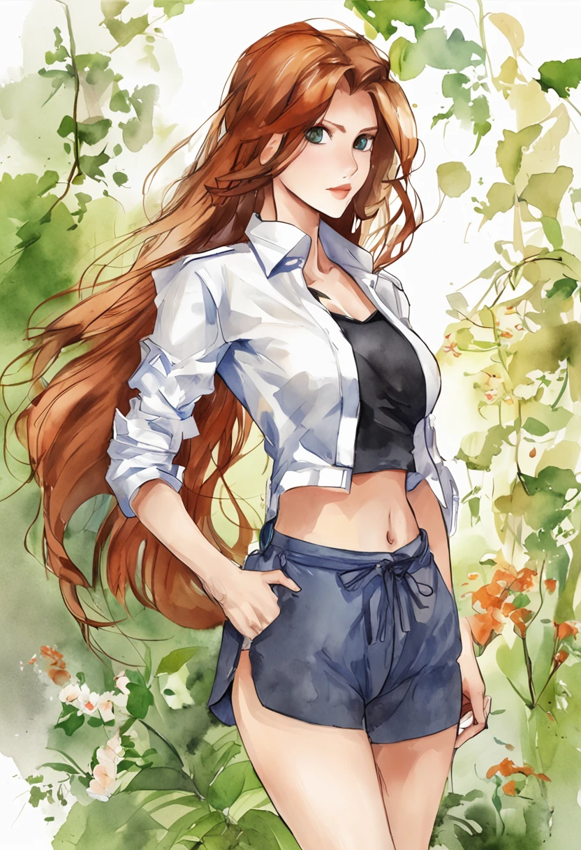 [Retro anime], anime antigo, 1980s \(Estilo\), 1990's \(Estilo\), Aquarela \(medium\), (Mulheres Calvin Klein Underwear), ((best quality)), ((master part)), [circunstanciado], [Anime and manga image], [cativante], [Encantadora], {rabo-de-cavalo}, school, sozinho, dark skinned female, cabelos brancos, (hiperdetalhado:1.15), [circunstanciado], ((best quality)), ((master part)), (luz suave, Sharp:1.2), (illustration, UHD, Motor irreal, foco nítido,), por qualidade, best quality, Arte Oficial, textura ultra detalhada, ((Arte por Marc Brunet)), [Pixiv], (femdróide), {androide feminino}, [femdróide],