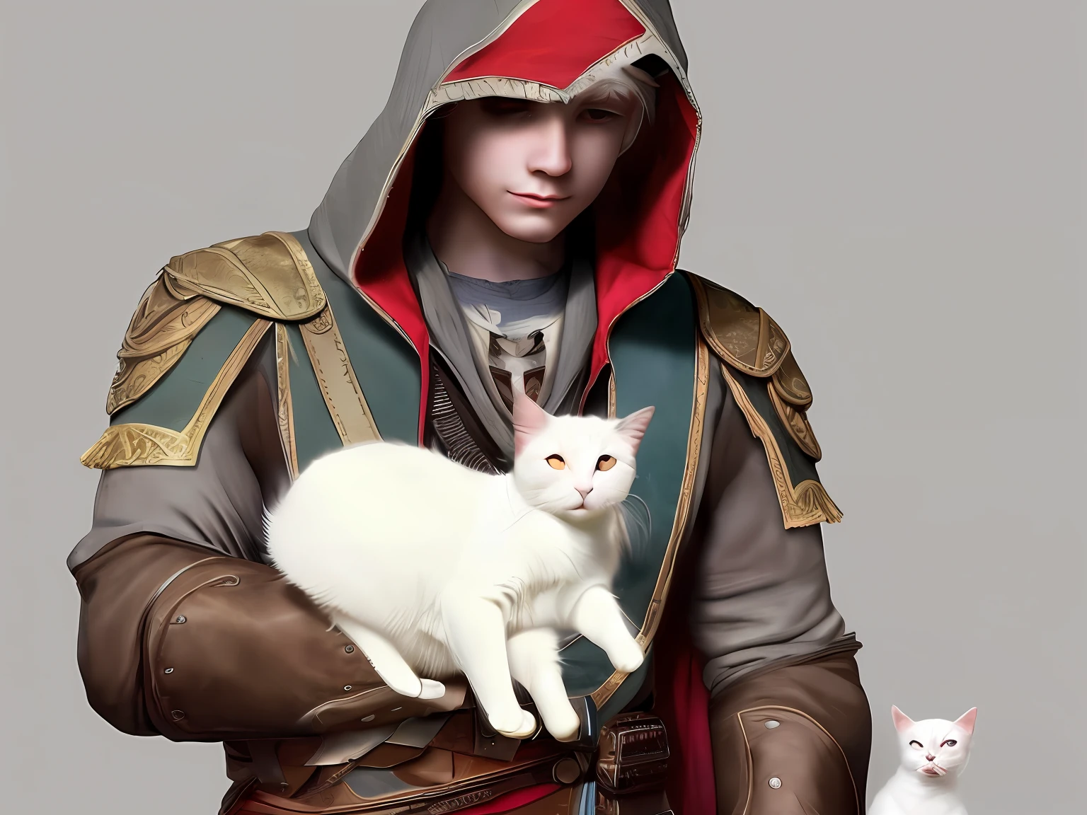 white cat