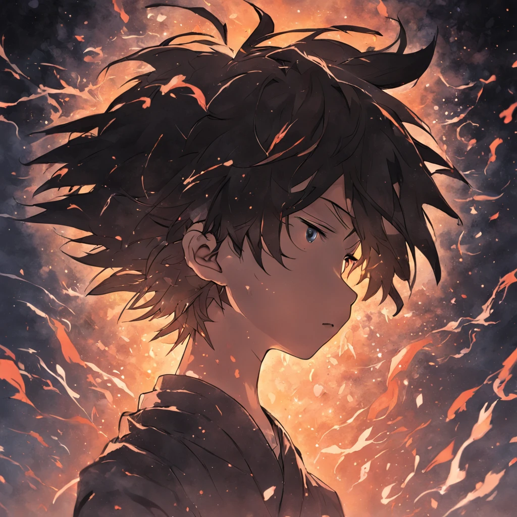 (fundo branco:1.4),(Silhouette of a boy's head, cabelos compridos, cabelo ruivo, Elementos Orientais), (Chinese illustration:1.3，arte em papel:1.3, Arte em papel acolchoado:1.2),( Reasonable design, linhas claras, Alta nitidez,best quality, Very detailed, master part, Efeito de luz do filme, 4k )
