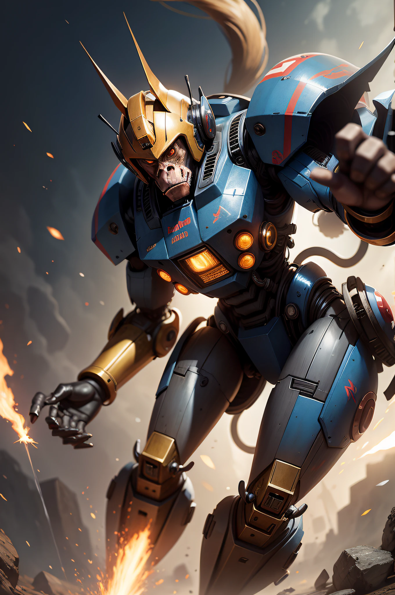 Monkey attribute mecha