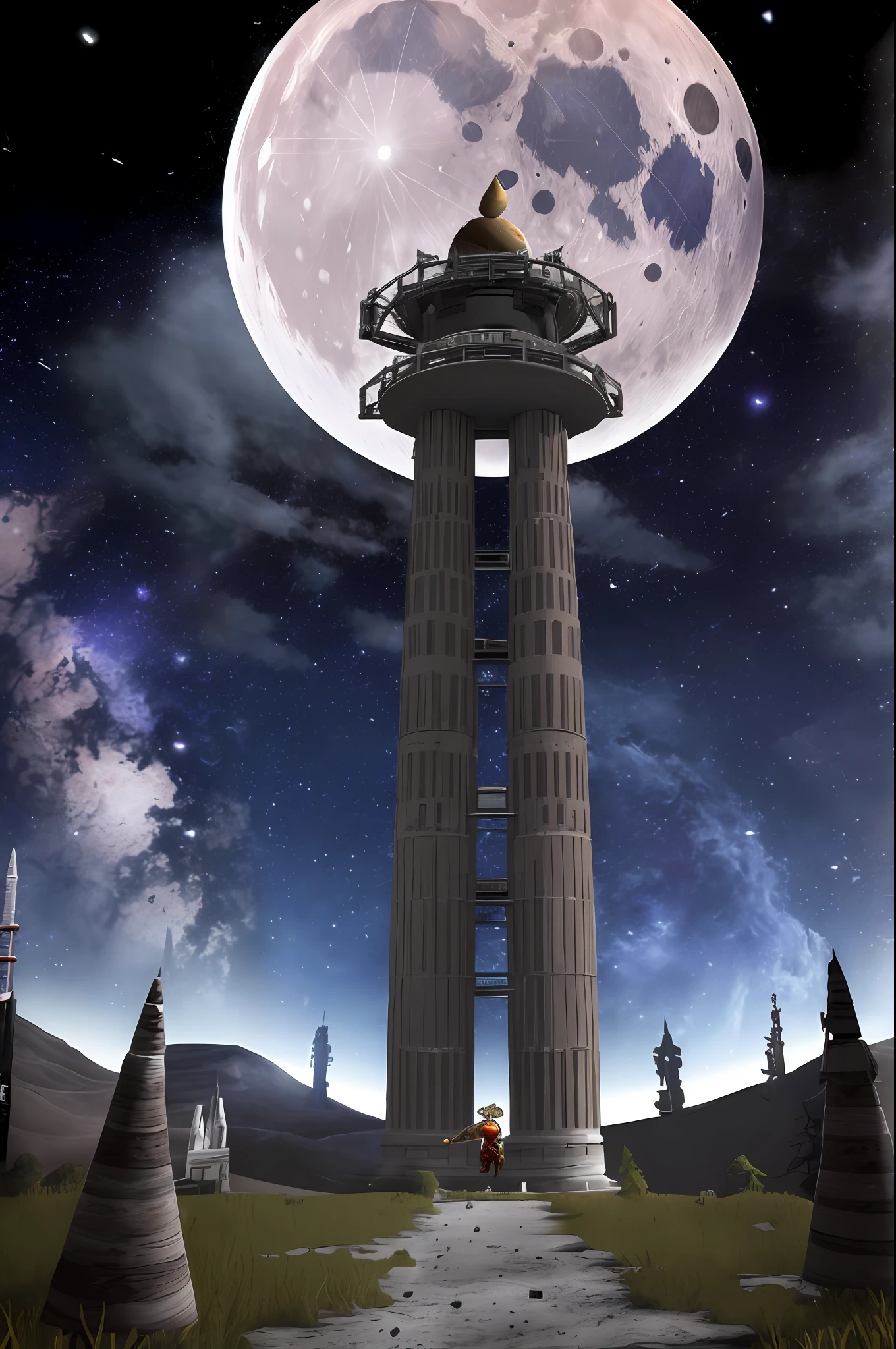 Terraria,Supreme terror on the moon,A fearless brave man,Four giant pillars covering the sky,Endless strange monsters,Zenith Sword