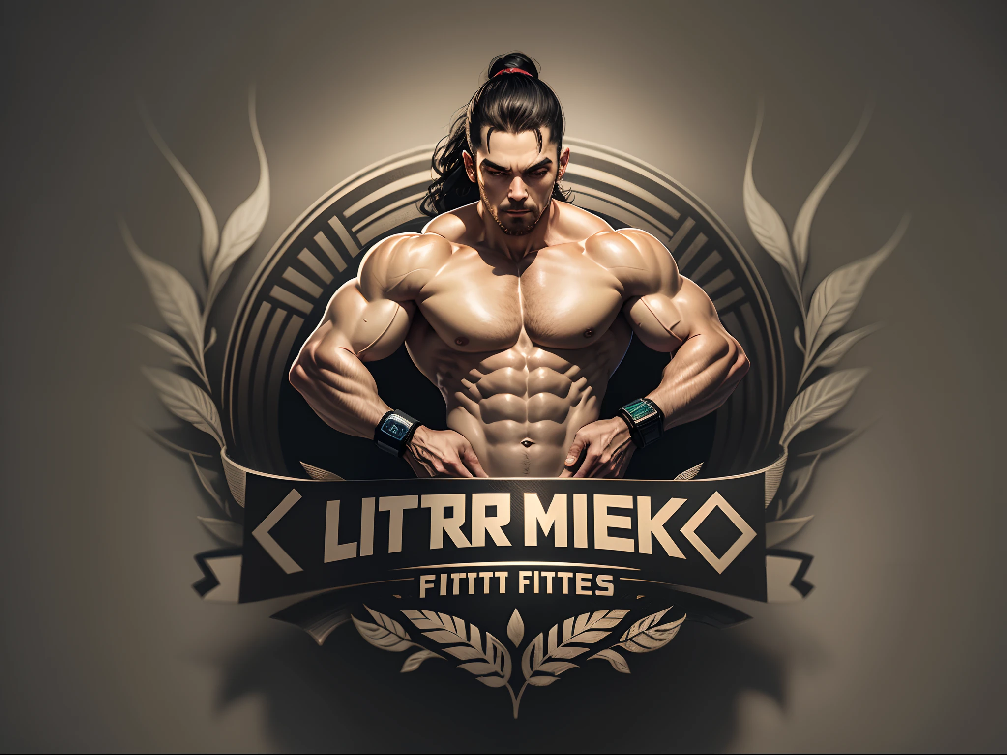logotipo de vida fitnes e bem estar com o nome CORTES