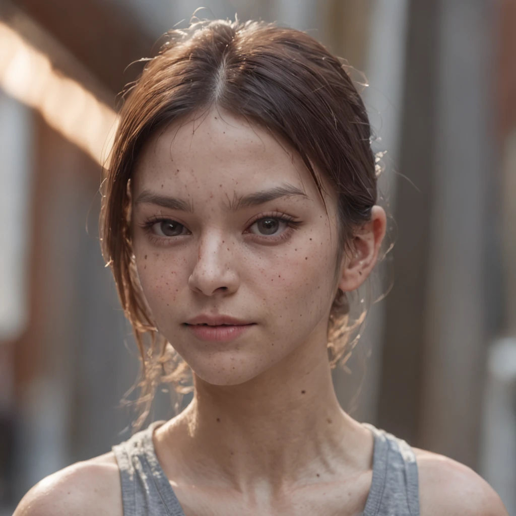bare face,((Dirty face)),numb expression,neutral colors, ((((hdr)))), ((((muted colors)))), 1girl, a young woman, 30 years old, street smiling, backpack, stains, tattered clothes,ponytails, epic realistic, photo, faded, complex stuff around, intricate background, soaking wet, intricate scene, artstation, intricate details, vignette sharp focus, documentary film footage, high resolution photography, supple skin pores, real person, detailed skin texture, cinematic movie image, upper body shot, detailed skin, 20 megapixel, detailed face skin, movie grain, portrait, epic (photo, studio lighting, hard light, sony a7, 50 mm, matte skin, pores, colors, hyperdetailed, hyperrealistic) ::n_ (nsfw:1.5),hat, grayscale, black and white, poorly Rendered face poorly drawn face poor facial details poorly drawn hands poorly rendered hands low-resolution bad composition mutated body parts blurry image disfigured oversaturated bad anatomy deformed body features fused fingers too many fingers double heads, 3d render, drawing, painting, watermark, footnote, poorly Rendered face poorly drawn face poor facial details poorly drawn hands poorly rendered hands low-resolution bad composition mutated body parts blurry image disfigured oversaturated bad anatomy deformed body features fused fingers too many fingers double heads, cartoon, 3d, painting, drawing, (disfigured)+,(bad art)+, (deformed)+, (poorly drawn)+, (extra limbs)+,(close up)+, strange colors, blurry, boring, sketch, lackluster, face portrait, self-portrait, signature, letters, watermark, grayscale, hat, grayscale, black and white, poorly Rendered face poorly drawn face poor facial details poorly drawn hands poorly rendered hands low-resolution bad composition mutated body parts blurry image disfigured oversaturated bad anatomy deformed body features fused fingers too many fingers double heads, 3d render, drawing, painting, watermark, footnote, poorly Rendered face poorly drawn face poor facial details poorly drawn hands poorly re