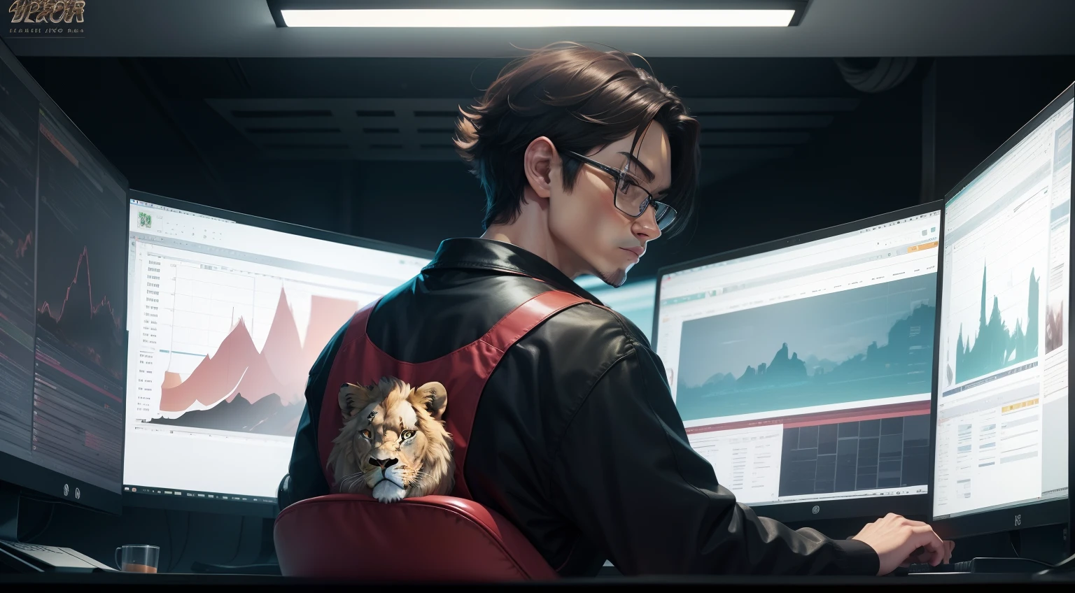 Lion Face Anime