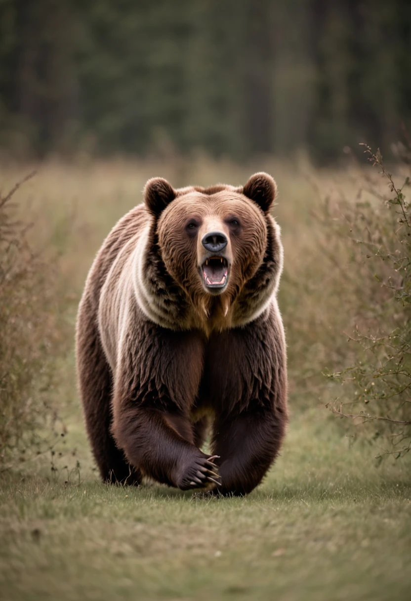 very,In the woods,male bear animal , Big Bear, furry bear, huge bear penis, long fat bear penis, hairy bone skin, gifted