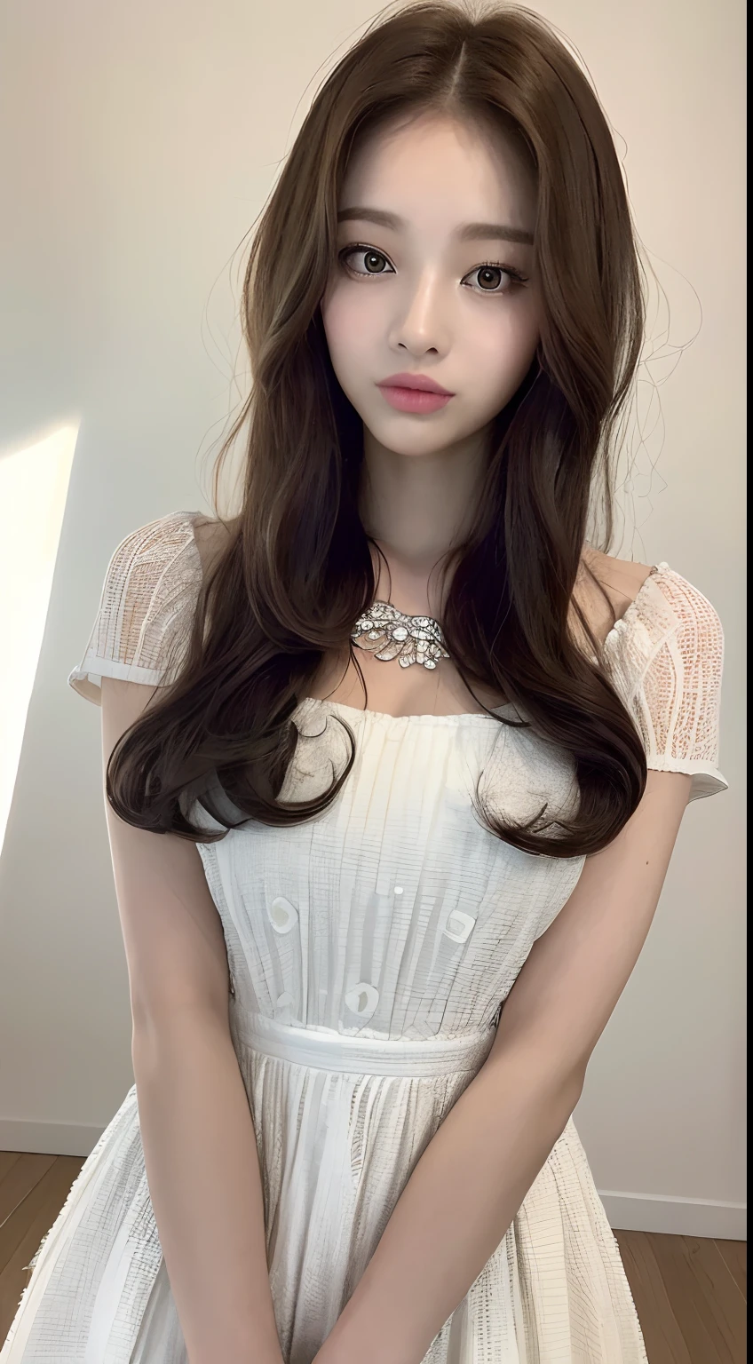 Beautiful body, Beautiful face, big breasts, long hair, transparent clothes