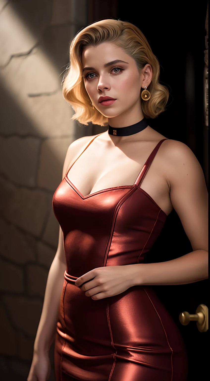 obra-prima, uma bela shosanna dreyfus, vestido vermelho, 1940s aesthetics, world war 2 aesthetics, em uma rua movimentada com placas, Very detailed lighting, Dramatic, trending digital art in Artstation 8k HD realistic detailed high definition, detalhado, textura da pele, hiper detalhado, textura de pele realista, armadura, melhor qualidade, Ultra alto nada, (fotorrealista: 1.4), alta resolução, detalhado, foto crua, sharp re, por Lee Jeffries Nikon D850 Film Fotografia de Stock 4 Kodak Portra 400 Camera F1.6 Lens Rich Colors Hyper Realistic Texture Dramatic Lighting UnrealEngine trend in ArtStation Cinestill 800