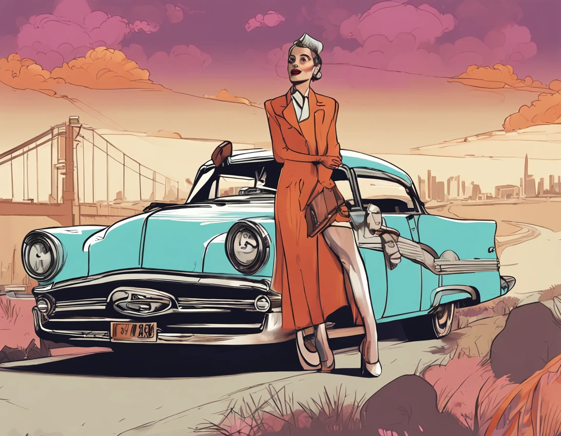 a poster of classic elegant lady smiling infront of camera in 1900, masterpiece, good hand, vivid, ultra realistic details, arcane art style, inspired by NEVERCREW, hypervivid intense mcbess, inspired by Tim Biskup, digital illustration, by Justin Gerard, pastel colors, light particle, best quality, vibrant