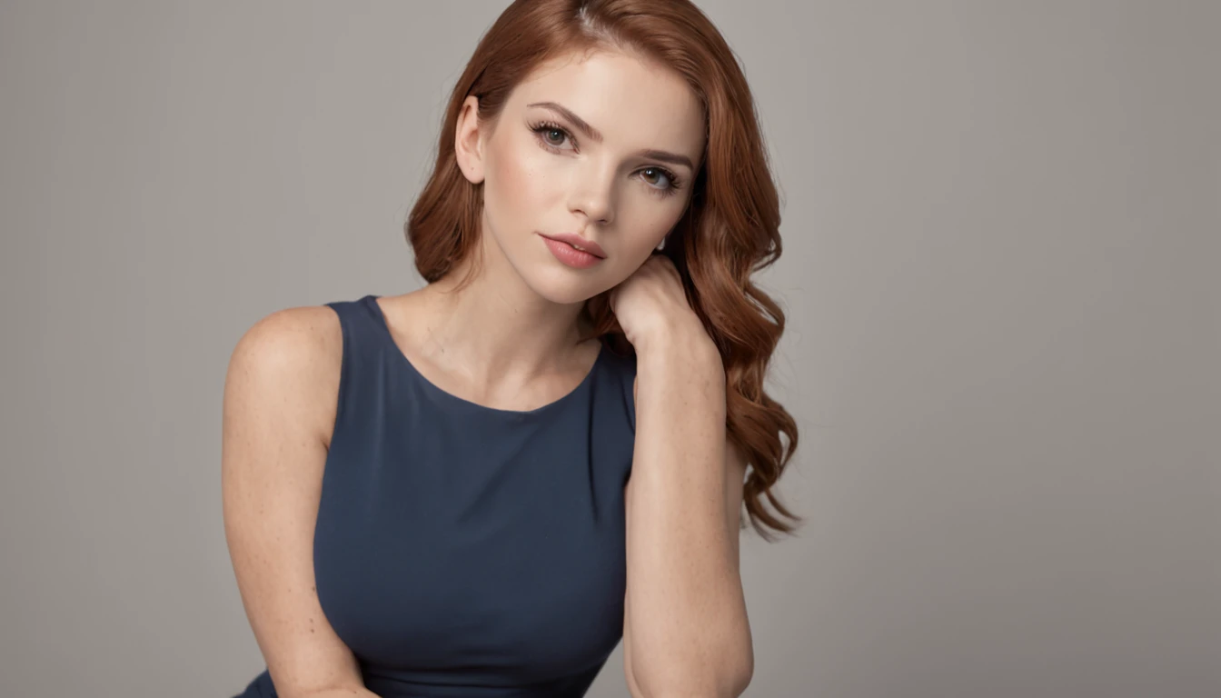 mulher arafed, ruiva, com rosto scarlett johansson, muito sexy, sitting at a table with a ruler in her hand, em uma sala de aula, wearing goggles, pernas elegantes, pernas longas e finas, coxas e saia, pernas longas, pernas muito bonitas e finas, pernas longas muito bonitas, sentada em uma mesa, roupas de professora, pernas bonitas, bons quadris e pernas longas, pernas bonitas, uma professora hiper-realista, decote amostra, seios fartos, round breasts in front