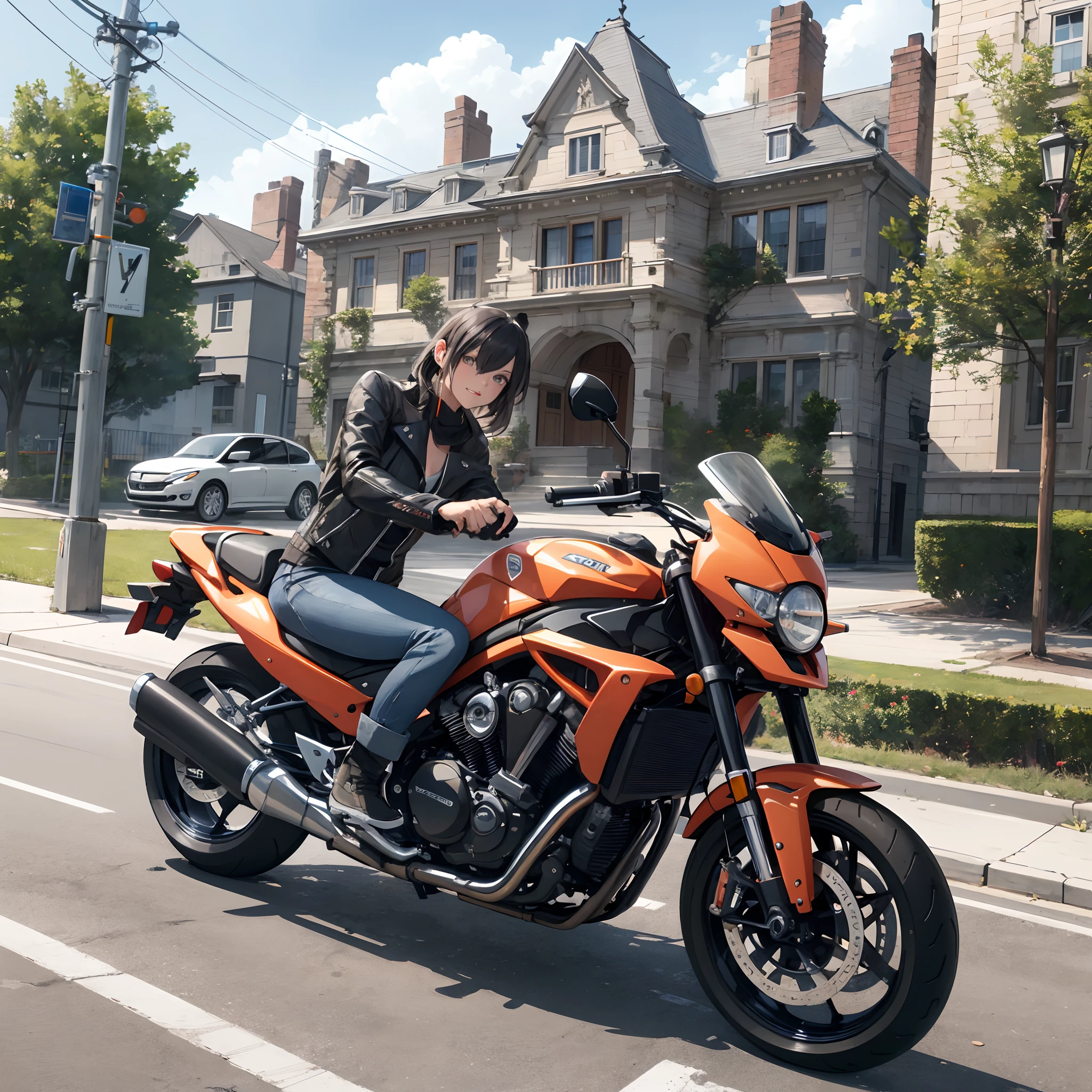 Motorcycle car mansion