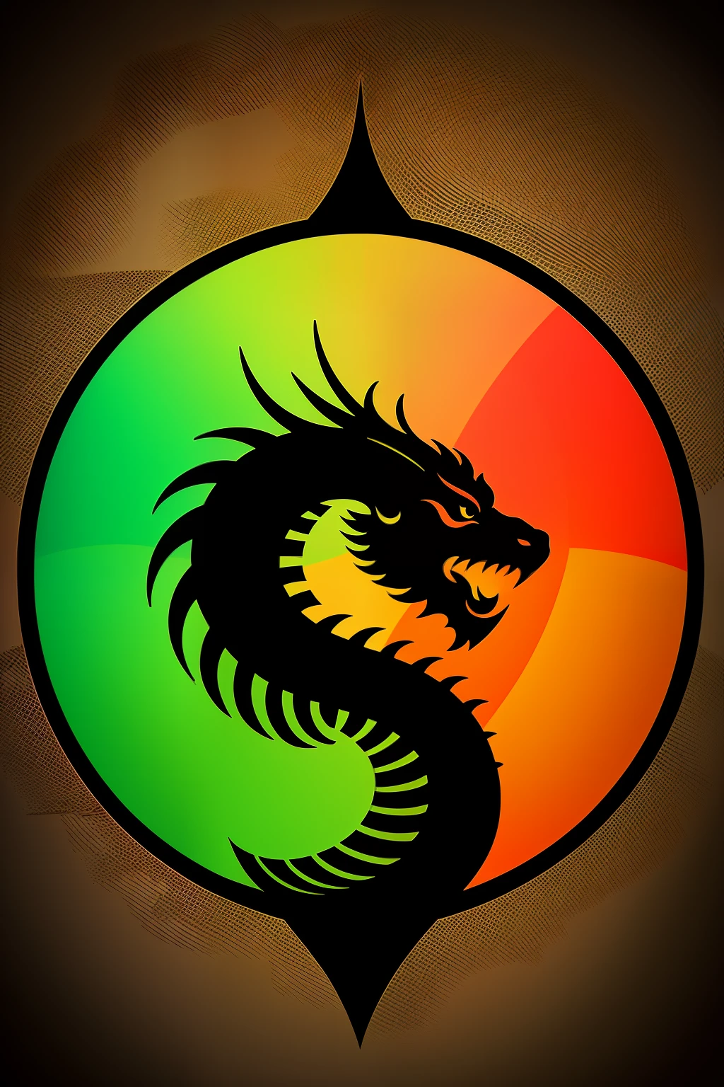 Logo to reference the figure of a dragon