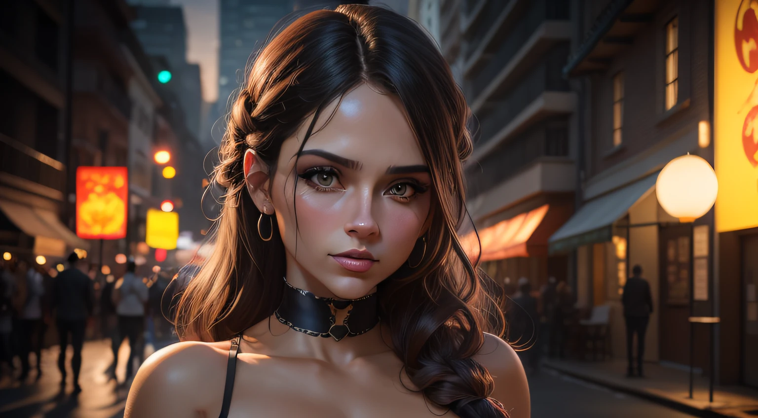 mulher posando para uma foto, cabelo loiro, 8K Artgerm Bokeh, CGSetivity Retrato, deviantart artstation cgscosiety, Foto retrato suave 8 k, Arte Digital 4K Realista, Arte Digital 4K Realista, 8k portrait render, Cinematic realistic portrait, 3 d render arte do caractere 8 k, Pintura digital realista