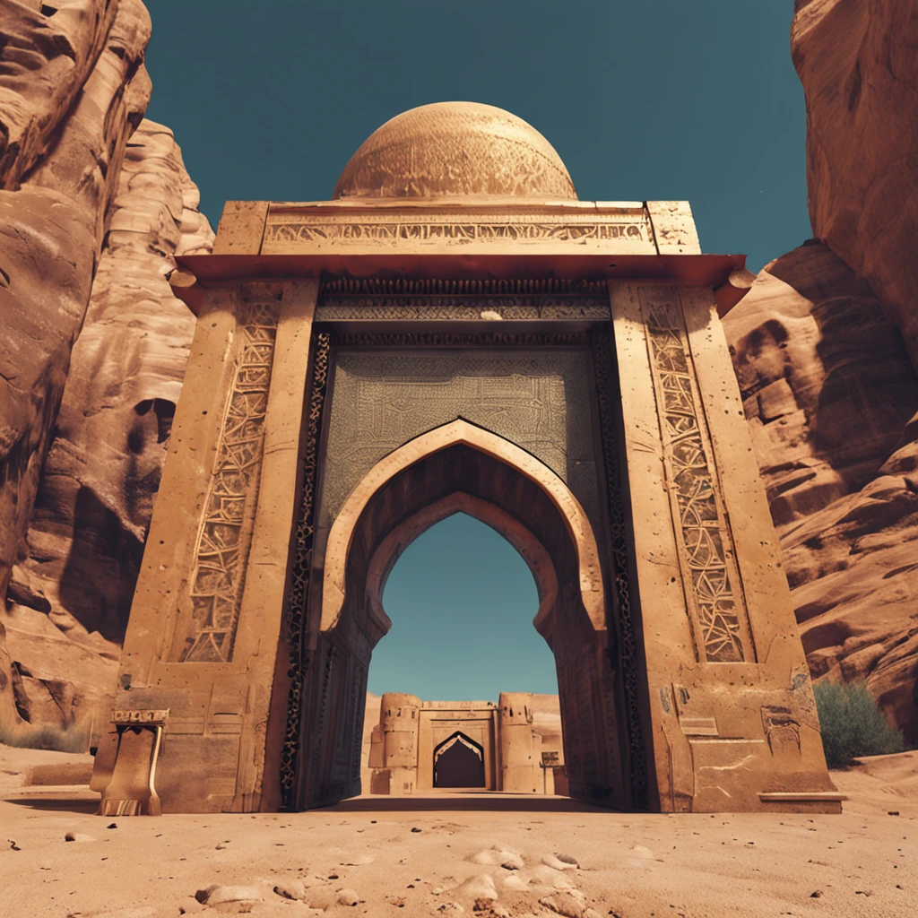 # _Created with [AIPRM Prompt "Highly detailed Midjourney Prompt"](https://www.aiprm.com/prompts/generative/midjourney/1790363414548439040/)_
/imagine prompt: Zion's Gate, Revered by Muslims as the Gate of David, it adorns a threshold between worlds. Nearby rests the prophet's tomb, a place of sacred significance. Forging paths to Jewish and Armenian quarters, Zion's Gate carries history's weight. Sandstone walls whisper tales of faith and unity, while shadows embrace time-worn cobblestones. An air of reverence envelopes the scene, as if prayers linger in the breeze. Illuminated by soft, golden hues, the gate stands as a bridge between past and present, hope and heritage. --ar 3:2 --c 18 --s 500 --q 2