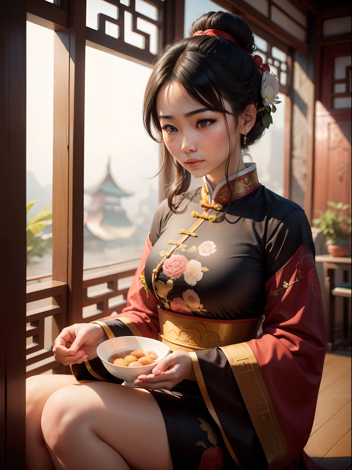 woman, China, ancient, traditional