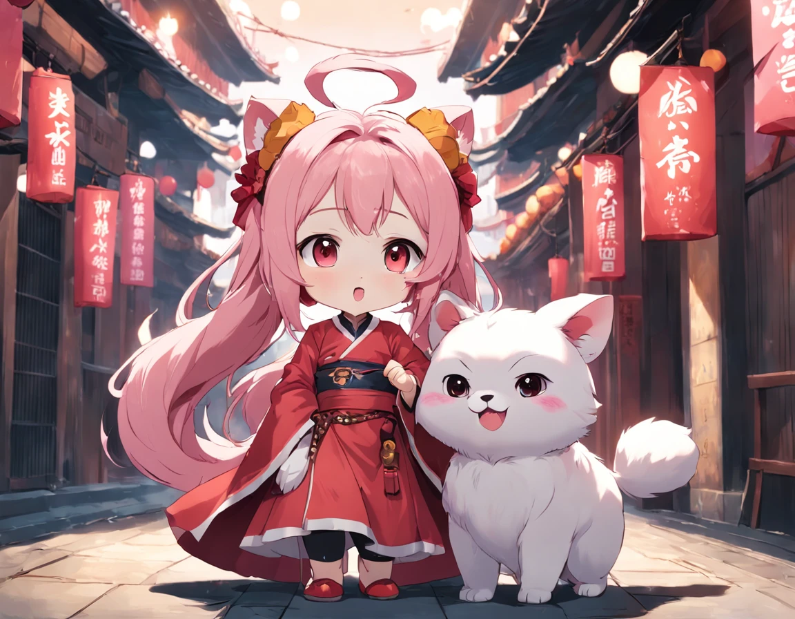 Pink mascot, with eight uprising cultural characteristics, distinctive characteristics, rich connotation Jiangxi city IP has unique creativity and design, in line with the characteristics of the times Cute image, great affinity and communication Cute little animals Furry, anime, contemporary art, UHD