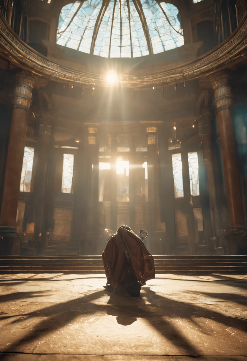 covering ears, goggles, halo, Tonalism, Neoclassicism, Hyperrealism, Art Nouveau, Cubism, god rays, cinematic lighting, drop shadow, tachi-e, first-person view, lens flare, Sony FE GM, 8k, UHD, highres, best quality
