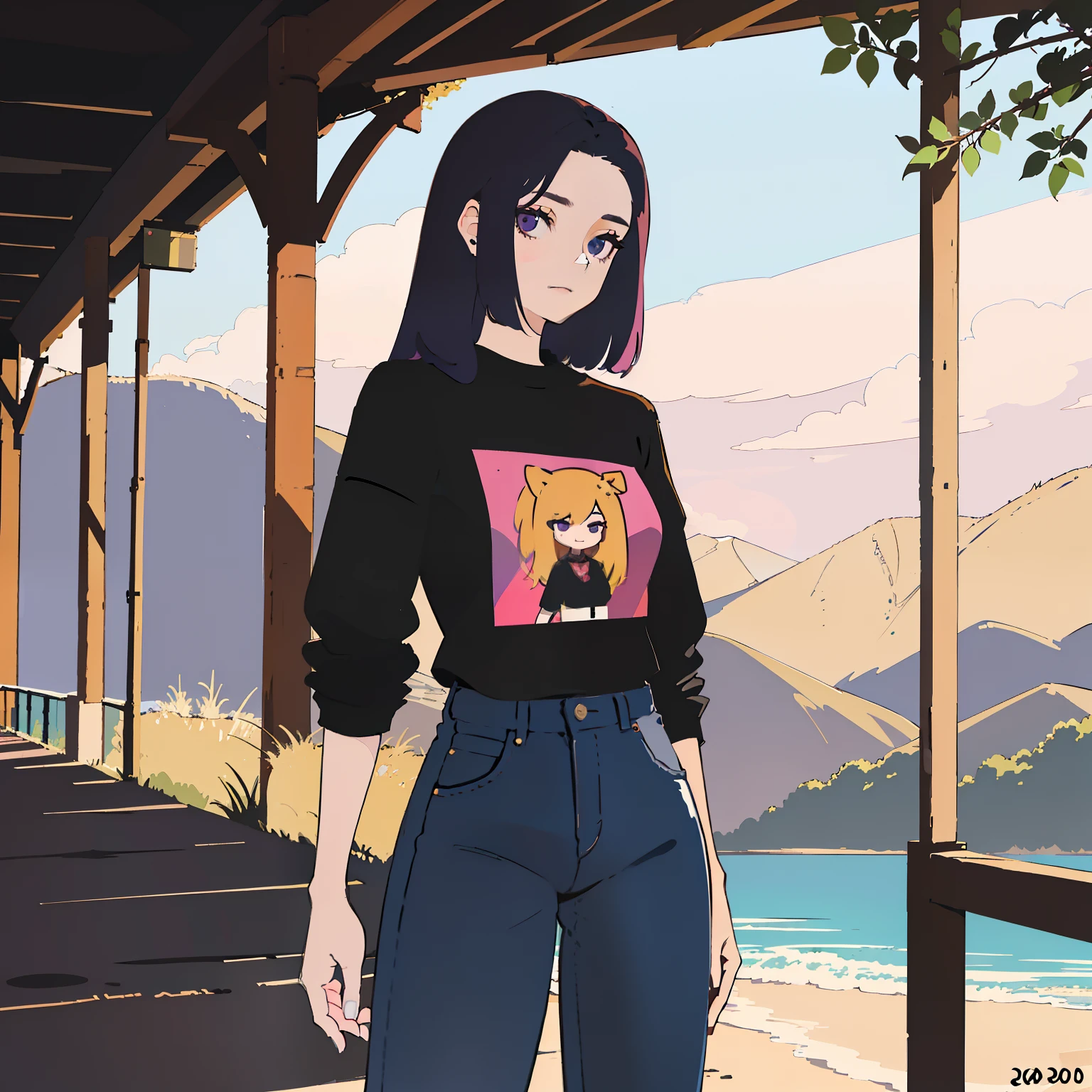 a woman in a maroon shirt and jeans posing for a picture, casual pose, skinny waist and thick hips, 18 years old, she is about 1 6 years old, 19-year-old girl, violet myers, 1 6 old, young lady, taken in the early 2020s, side pose, taken in 2 0 2 0