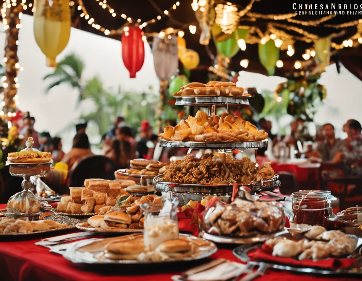 mesa com salgadinhos de festa brasileiros, Vista lateral, fotorrealista, hiperdetalhado, intrincado, foco nítido, authentic with good lighting,