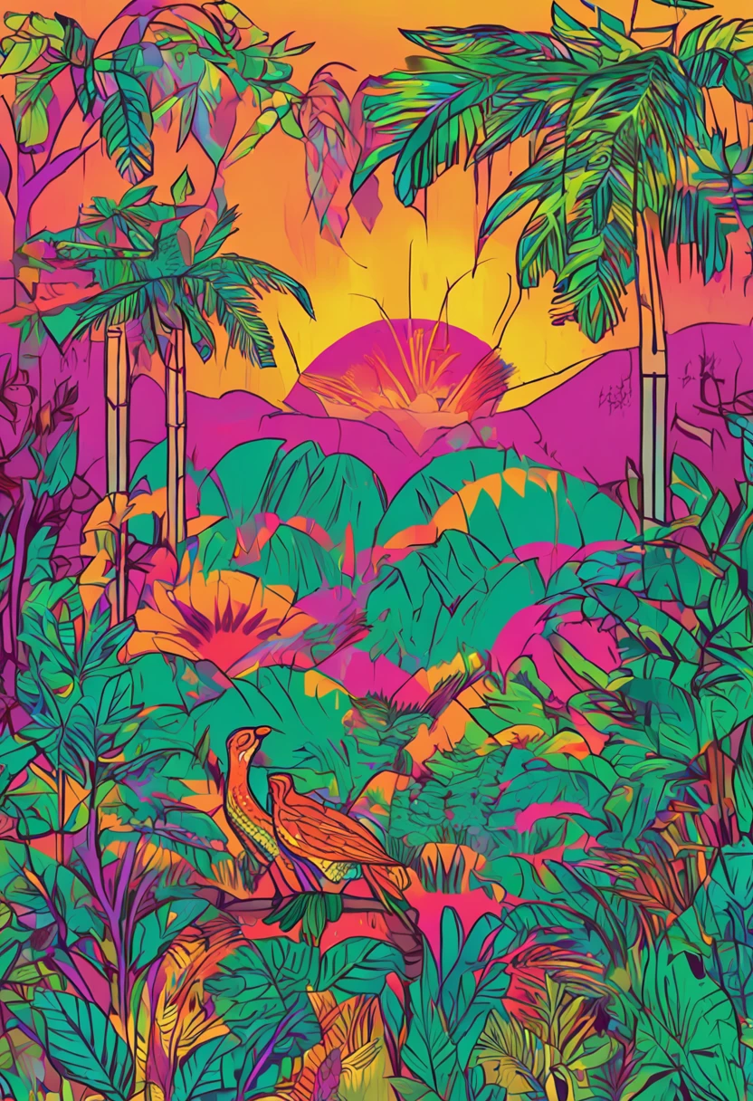 Bem-vindo(a) to my newest creation in the form of NFT, "Living Amazon"! Esta obra de arte digital mergulha profundamente na rica e diversa cultura, fauna and flora of the Amazon.

Through vibrant colors and intricate strokes, NFT art "Living Amazon" captures the essence of this lush rainforest. Get ready to be enchanted by the explosion of colors that depict the pulsating energy and abundant life of the Amazon. Every detail has been carefully designed to transport you to a magical world of biodiversity.

Esta NFT apresenta uma cena vibrante, Where Amazonian culture comes to life. You will find majestic animals, Like the jaguar, a arara-vermelha e o boto-cor-de-rosa, immersed in an exotic environment of lush foliage and towering trees. The dance of nature echoes through the vibrant colors, que representam a paleta deslumbrante da floresta tropical.

Ao adquirir esta NFT, you will be supporting the preservation of the Amazon and contributing to awareness of the importance of protecting this natural treasure. Part of the profits will go to conservation projects and the promotion of local culture.

Don't miss the opportunity to own a unique work of art that celebrates the magic and diversity of the Amazon. "Living Amazon" is an expression of life that pulsates in harmony with nature. Come and be enchanted and connect with the dazzling strength of this iconic forest through this NFT.

Nota: This description is fictitious and created based on the information provided.