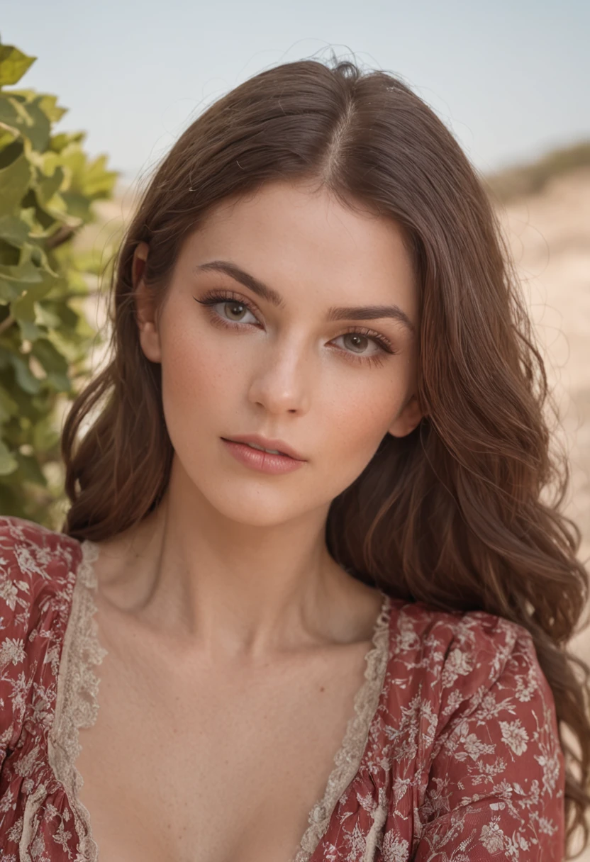 (((Lena Petrović))), RAW photo, beautiful 26 y.o woman, cute face, wonderful goddess, sunbathing in Mykonos