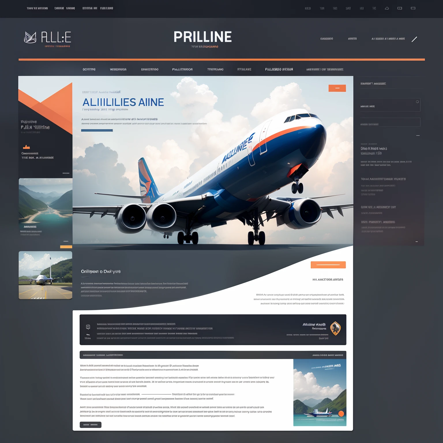 beautiful web ui design 1:27 PAL, Philippine Airlines, Aircraft, \website Log-in page, dribbble, behance